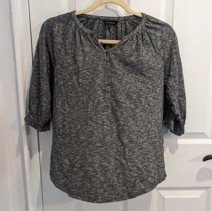 Lucky Brand - 3/4 sleeve top - XS grey